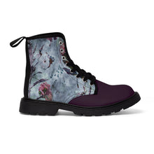 Load image into Gallery viewer, Purple Nature Women's Youth Canvas Boots