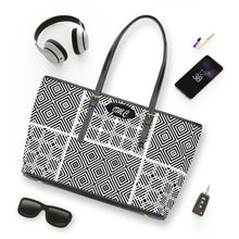 Load image into Gallery viewer, Black Diamond PU Leather Shoulder Bag