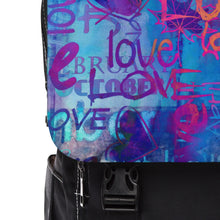 Load image into Gallery viewer, Love Blue Unisex Casual Shoulder Backpack