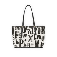 Load image into Gallery viewer, Falling Letters PU Leather Shoulder Bag