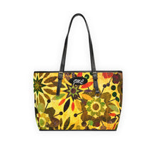 Load image into Gallery viewer, Bursting Air Flowers PU Leather Shoulder Bag