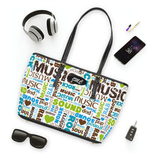 Load image into Gallery viewer, I Love Music PU Leather Shoulder Bag