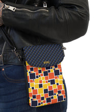 Load image into Gallery viewer, Sparkling Yellow Small Cell Phone Wallet