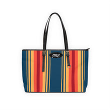 Load image into Gallery viewer, Blue Splash PU Leather Shoulder Bag