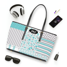 Load image into Gallery viewer, Blue Float PU Leather Shoulder Bag