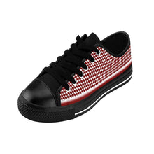Load image into Gallery viewer, Red Checks Women's/Youth Sneakers