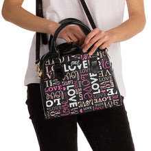 Load image into Gallery viewer, Pink Love Shoulder Handbag