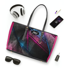 Load image into Gallery viewer, Rainbow Purple PU Leather Shoulder Bag