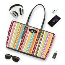Load image into Gallery viewer, Zig Zag Colors PU Leather Shoulder Bag