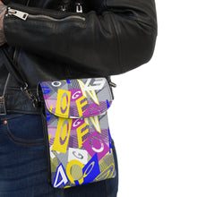 Load image into Gallery viewer, Power Letters Small Cell Phone Wallet