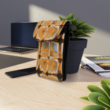 Load image into Gallery viewer, Orange Ship Small Cell Phone Wallet