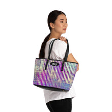Load image into Gallery viewer, Purple Explanation PU Leather Shoulder Bag