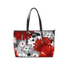 Load image into Gallery viewer, One Big Red Flower PU Leather Shoulder Bag