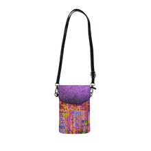 Load image into Gallery viewer, Purple Explosion Small Cell Phone Wallet