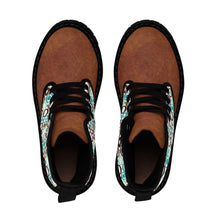 Load image into Gallery viewer, Wild Brown Circles Women's/Youth Canvas Boots