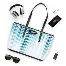 Load image into Gallery viewer, Raining Blue PU Leather Shoulder Bag