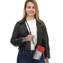Load image into Gallery viewer, Red Snake Small Cell Phone Wallet