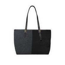 Load image into Gallery viewer, Gray/Black day PU Leather Shoulder Bag