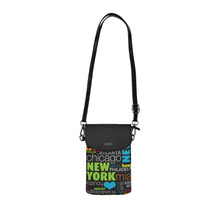 Load image into Gallery viewer, Fun City Small Cell Phone Wallet