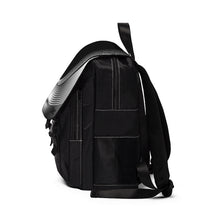 Load image into Gallery viewer, Swirl Silver Unisex Casual Shoulder Backpack