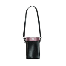 Load image into Gallery viewer, Tweed Purple Small Cell Phone Wallet