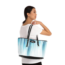 Load image into Gallery viewer, Raining Blue PU Leather Shoulder Bag
