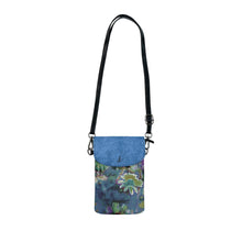 Load image into Gallery viewer, Sketch Flower Small Cell Phone Wallet