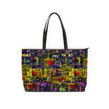 Load image into Gallery viewer, Purple Love PU Leather Shoulder Bag