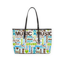 Load image into Gallery viewer, I Love Music PU Leather Shoulder Bag