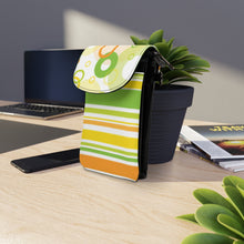 Load image into Gallery viewer, Lime Sun Small Cell Phone Wallet