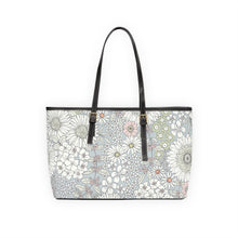 Load image into Gallery viewer, Snowing Flowers PU Leather Shoulder Bag