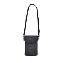 Load image into Gallery viewer, Smooth Black Small Cell Phone Wallet