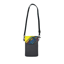 Load image into Gallery viewer, Yellow Square Small Cell Phone Wallet