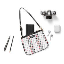 Load image into Gallery viewer, Rainy Red and Black Small Shoulder Bag