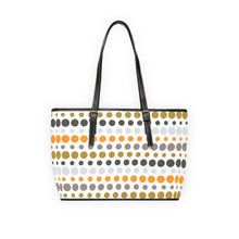 Load image into Gallery viewer, Orange Dot Splash PU Leather Shoulder Bag
