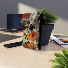 Load image into Gallery viewer, Brush Flowers Small Cell Phone Wallet