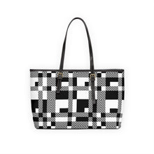 Load image into Gallery viewer, Track Blocks PU Leather Shoulder Bag