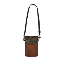 Load image into Gallery viewer, One Brown Leaf Small Cell Phone Wallet