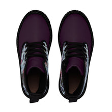 Load image into Gallery viewer, Purple Nature Women's Youth Canvas Boots