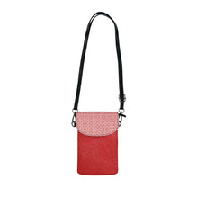 Load image into Gallery viewer, Red Festival Small Cell Phone Wallet