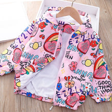 Load image into Gallery viewer, Boys And Girls Jackets Fall 2021 Winter New Style Printed Cartoon Zipper Cardigan Fashion Windbreaker Jacket Jacket