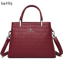 Load image into Gallery viewer, Fashion Alligator Casual Tote Bag for Women Designer Handbags High Quality Female Leather Handbags 2021 Shoulder Crossbody Bags