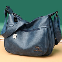 Load image into Gallery viewer, Kangaroo Female Leather Messenger Bags Feminina Bolsa Luxury Leather Handbags Women Bags Designer Ladies Shoulder Bag Sac A Main