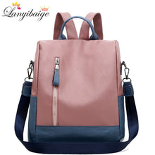 Load image into Gallery viewer, 2022 New women backpack high quality leather backpack anti-theft travel backpack multifunction shoulder bags school bags mochila