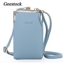 Load image into Gallery viewer, Geestock Women Crossbody Phone Bag for Lady Wallet Small Shoulder Bags Travel Portable Wallets Pocket Bags Coin Purse Card Pouch