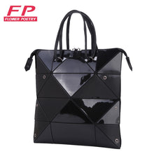 Load image into Gallery viewer, 2022 New Luminous Messenger Bags Women Geometry Handbag Casual Female PU Folding Tote Bags Women Diamond Crossbody Shoulder Bag