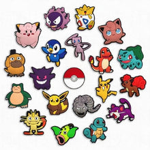 Load image into Gallery viewer, Cute Crocs Charms Pvc Pikachu Gengar Anime Pokemon Shoes Psyduck Buckle Accessories for Kids Croc Charms Decoration Children