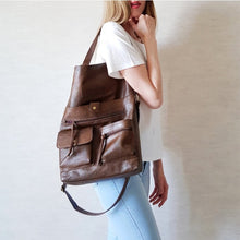 Load image into Gallery viewer, Women 's Large Capacity Bags Pu Leather Shoulder Bags for Girls Female High Quality Casual Packet Lades' Shopping Crossbody Bags
