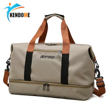 Load image into Gallery viewer, Leisure Travel Handbag Dry and Wet Separation Sport Fitness Bag Large Capacity Yoga Gym Swimming Waterproof Backpack