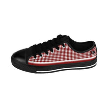 Load image into Gallery viewer, Red Checks Women's/Youth Sneakers
